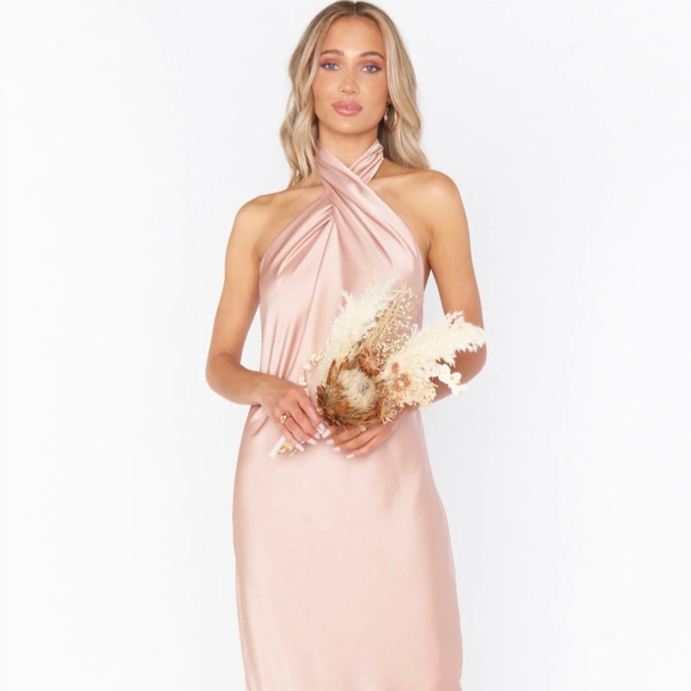 Show Me Your Mumu Jasmine Halter Maxi Dress
